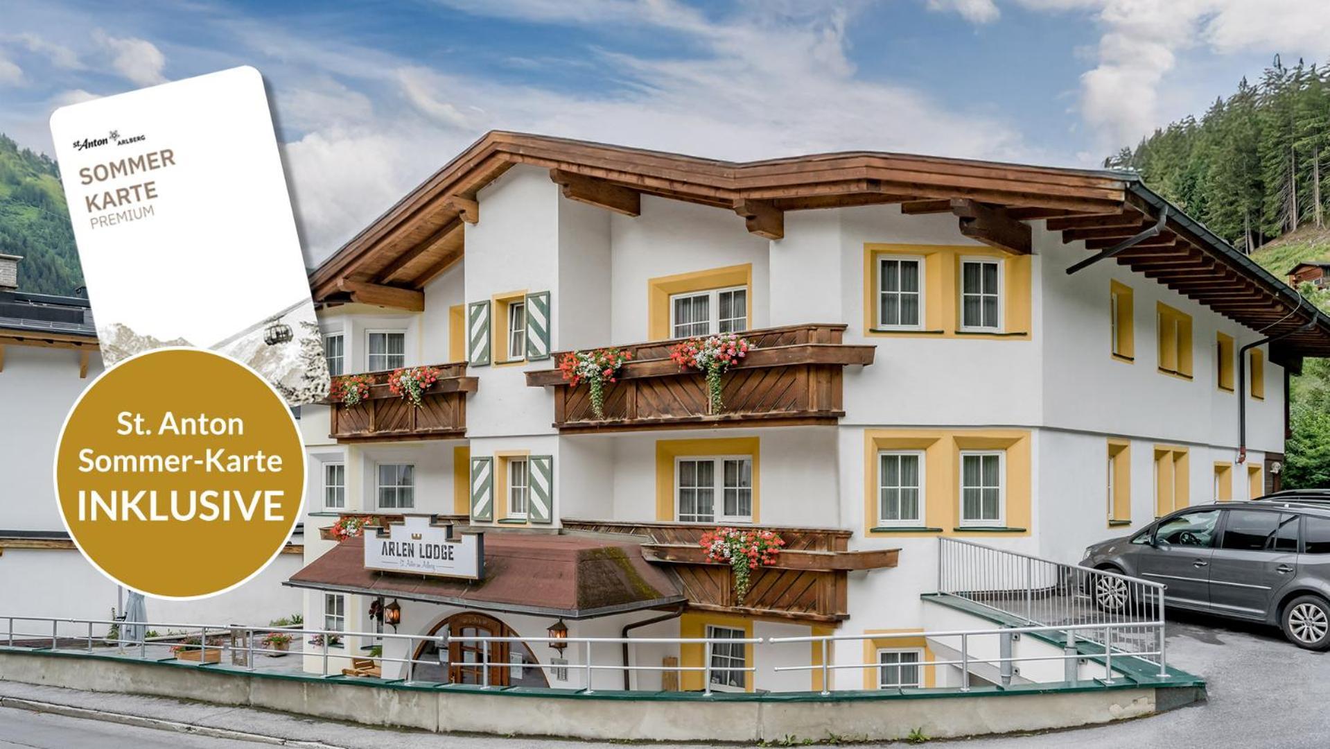 Arlen Lodge Hotel Inkl Premium Karte Im Sommer Sankt Anton am Arlberg Exterior photo